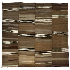 Vintage Turkish Kilim Rug, Flat-Weave