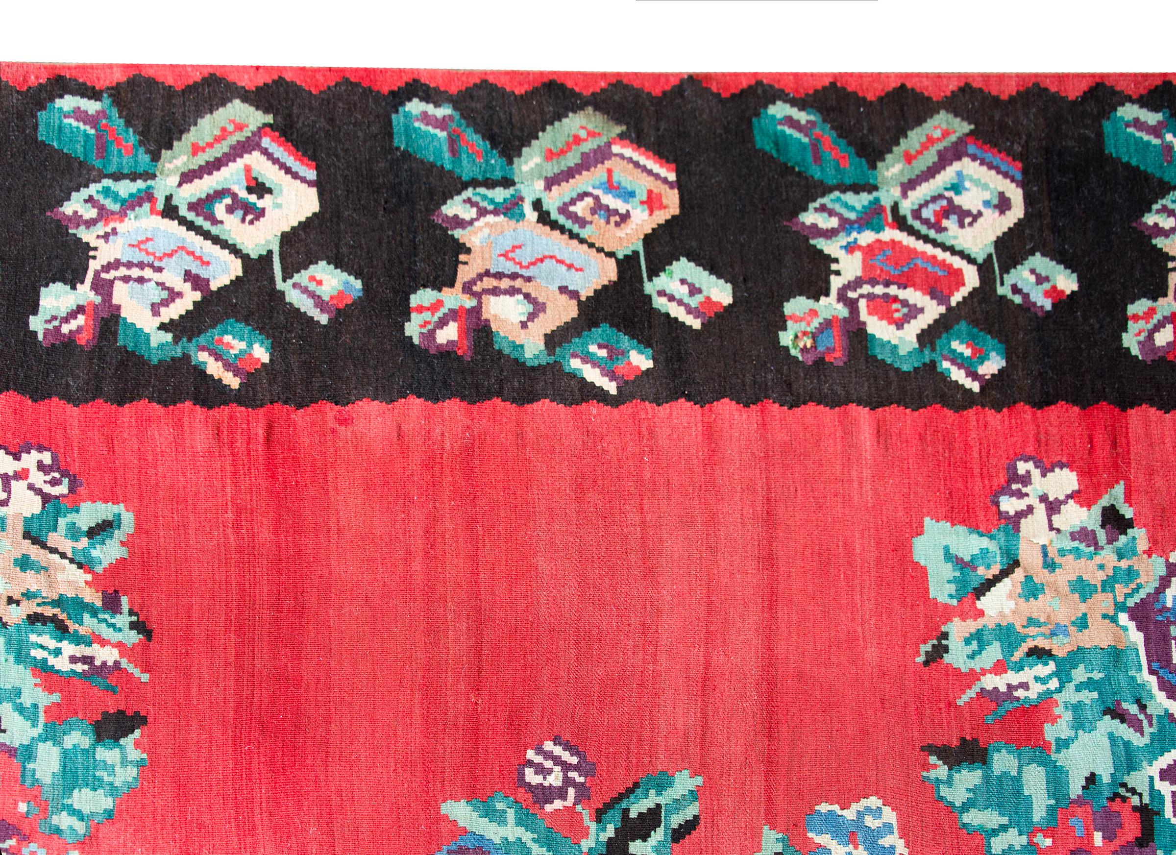 Türkischer Kelim-Teppich, Vintage im Angebot 6