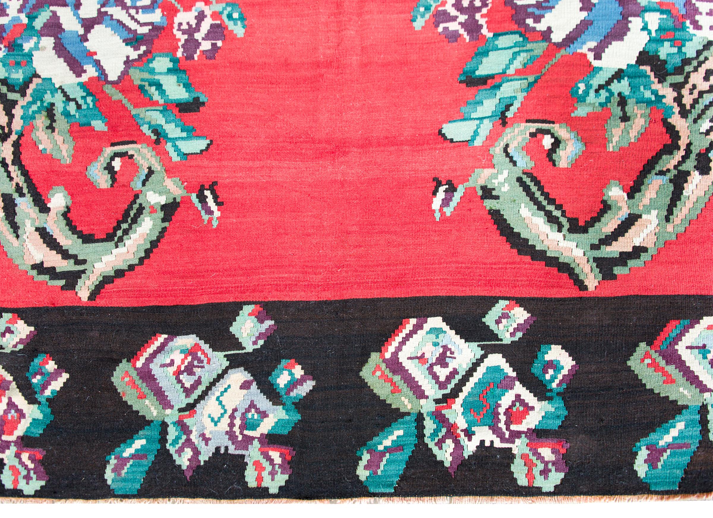 Türkischer Kelim-Teppich, Vintage im Angebot 3
