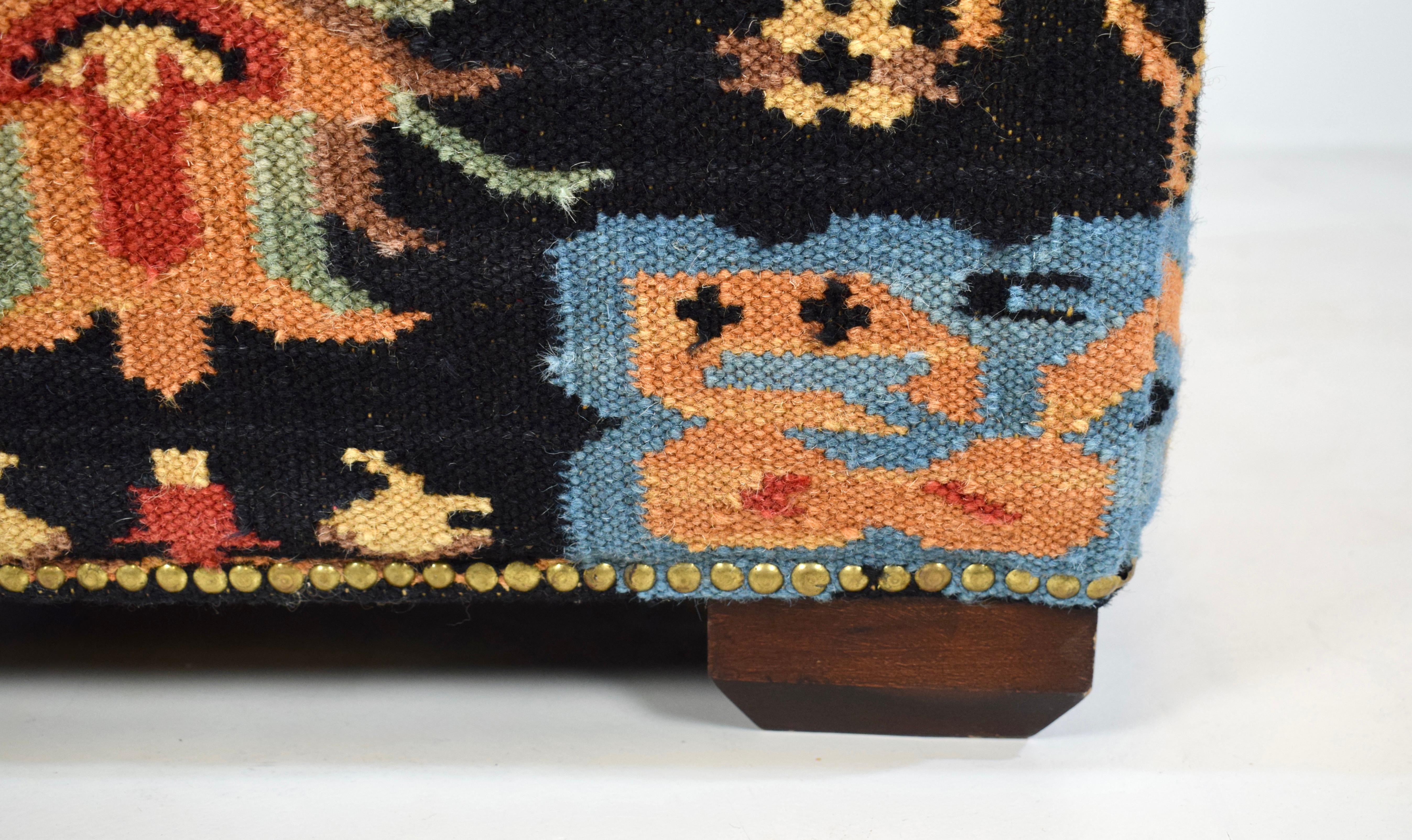 Vintage Rug & Kilim Ottomans Footstools Hassocks Bon état - En vente à Southampton, NJ