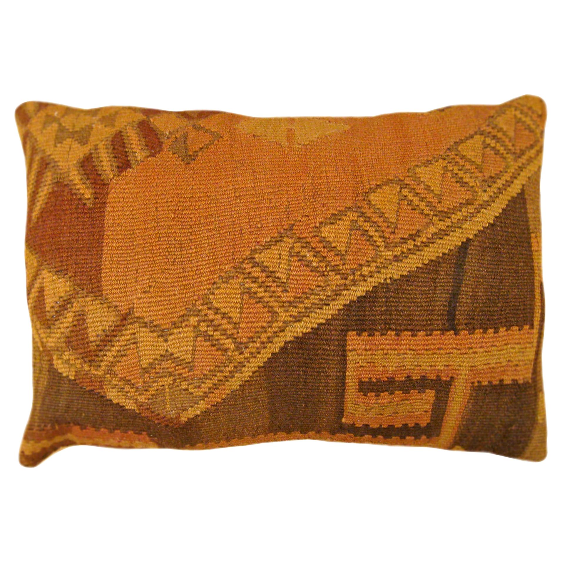 Vintage Decorative Turkish Kilim Oriental Rug Pillow