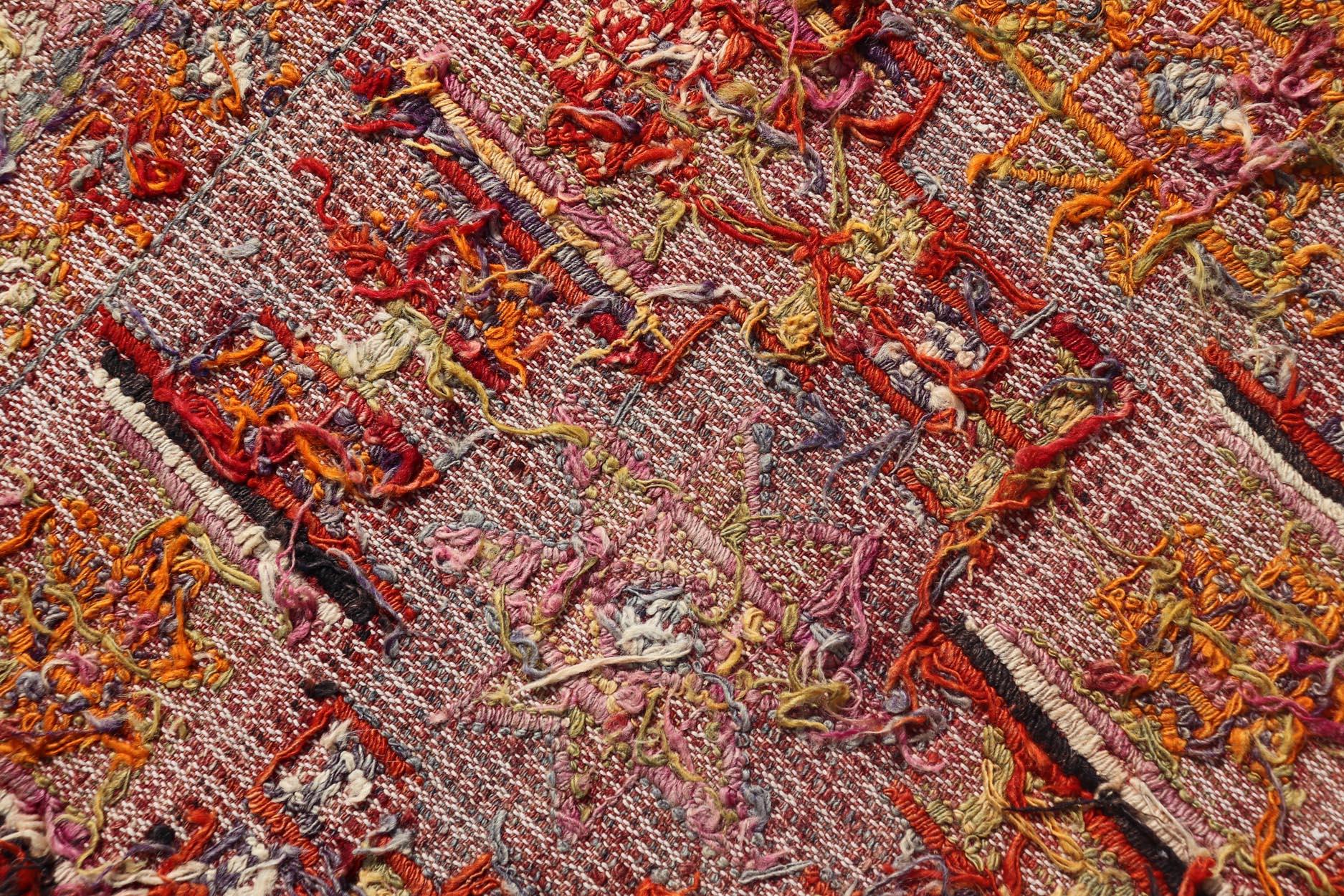 Rug & Kilim turc vintage avec motifs géométriques et teintes vibrantes 6'0 x 8'4 en vente 4