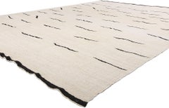1970's Turkish Kilim Rug with International Minimalist Style