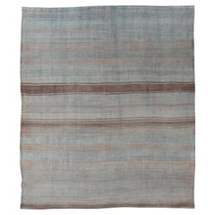 Rug & Kilim turco vintage con sottili toni pastello 5'2 x 6'4