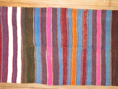 Zabihi Collection Vintage Turkish Kilim Runner