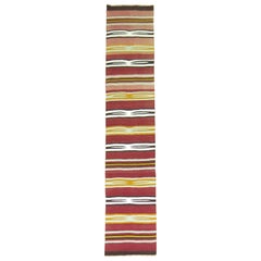 Tapis de couloir Kilim turc vintage