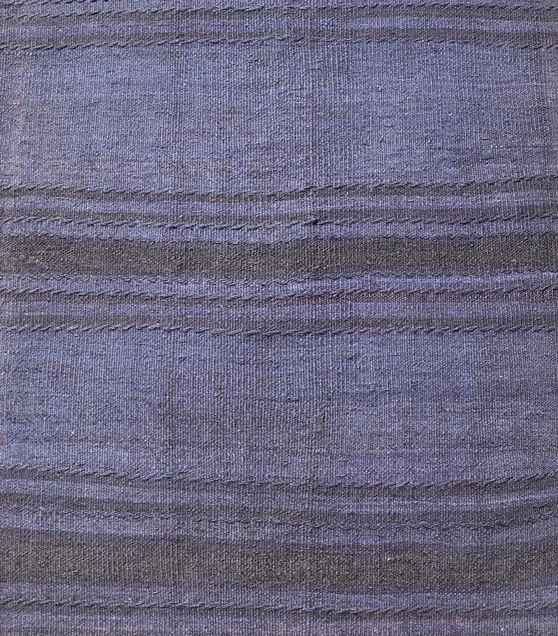 Türkischer Vintage-Kelim-Läufer in Tiefblau und Lila-Ton 2'2 x 7'4 im Zustand „Gut“ im Angebot in Atlanta, GA