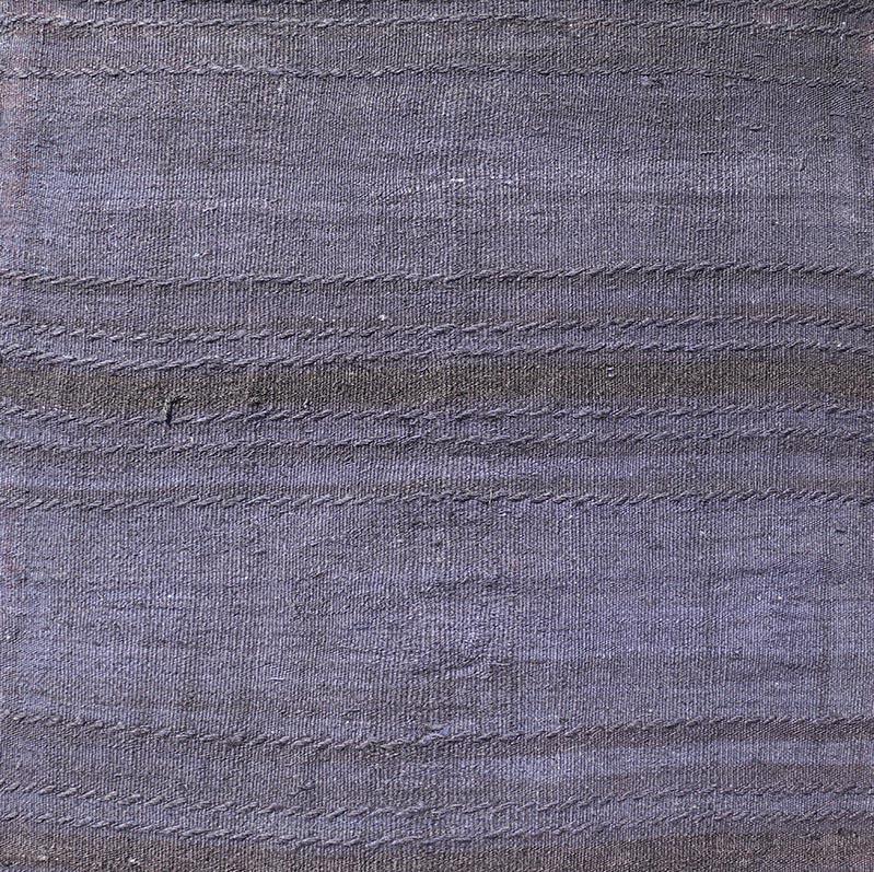 Türkischer Vintage-Kelim-Läufer in Tiefblau und Lila-Ton 2'2 x 7'4 (20. Jahrhundert) im Angebot