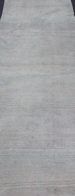 Vintage Turkish Kilim Runner In Soft Pastel Tones 2'10 x 9'3