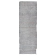 Vintage Turkish Kilim Runner In Soft Pastel Tones 2'10 x 9'3