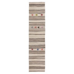 Tapis de couloir Kilim turc vintage