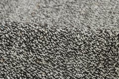 Vintage Turkish Kilim, Solid Monochrome in Gray, White, and Black - Rug & Kilim