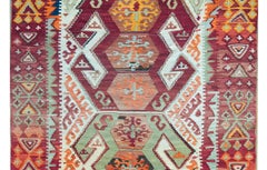 Vintage Turkish Konya Kilim
