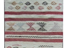 Vintage Turkish Konya Kilim Rug