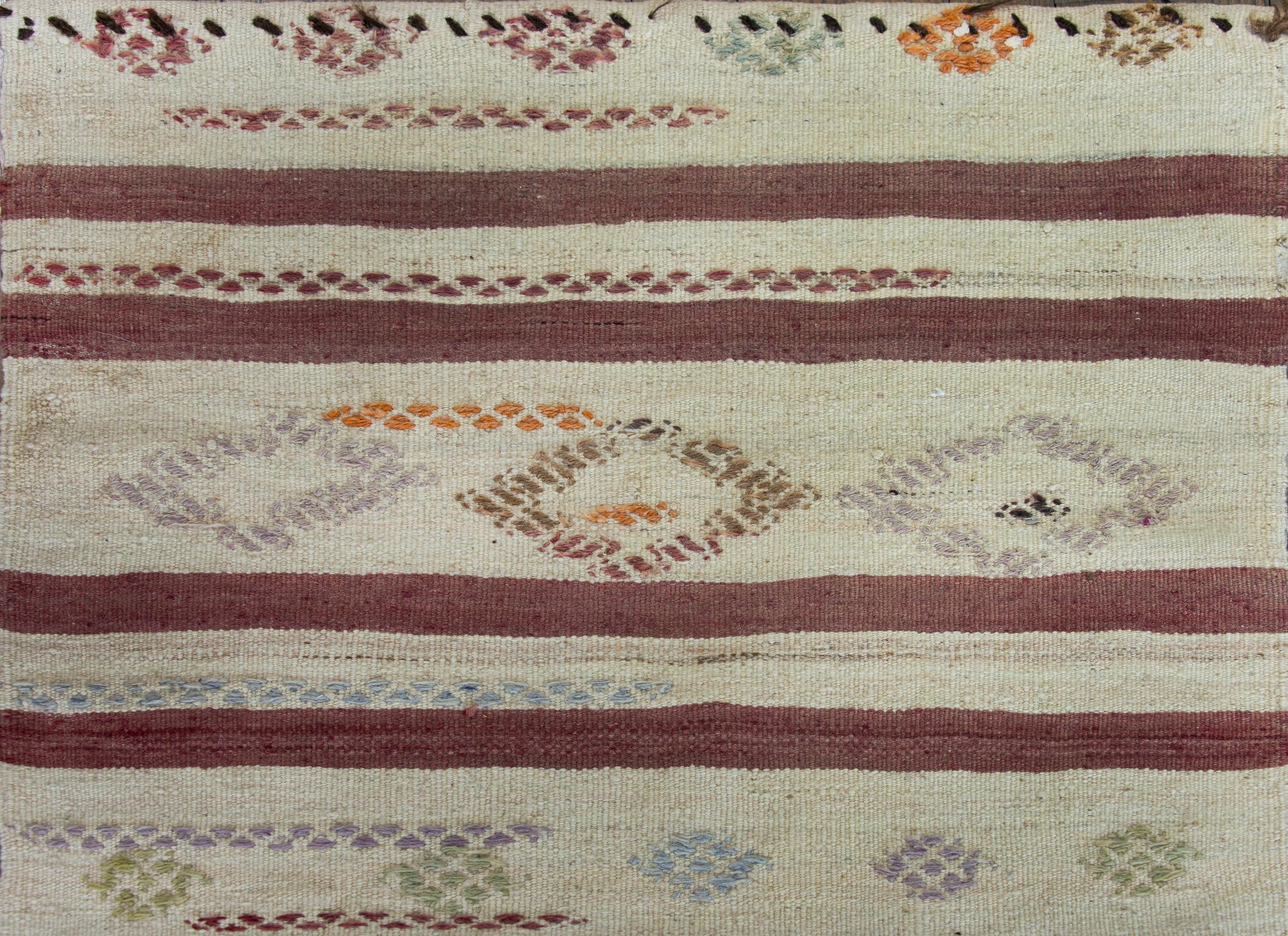 Alfombra turca vintage Konya Kilim en venta 1
