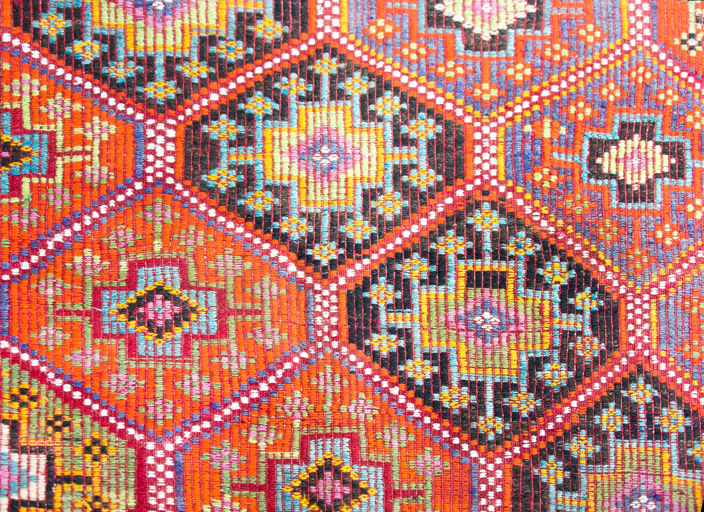 Türkischer Konya-Teppich, Vintage im Angebot 3