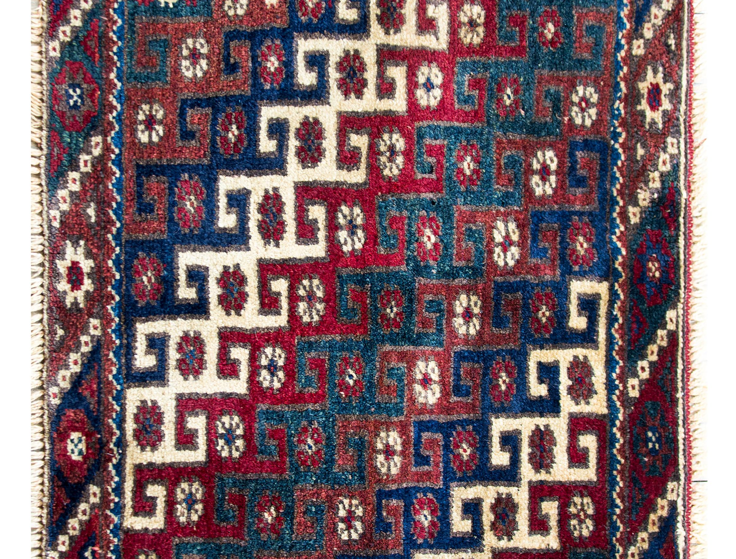 Tribal Vintage Turkish Konya Rug For Sale