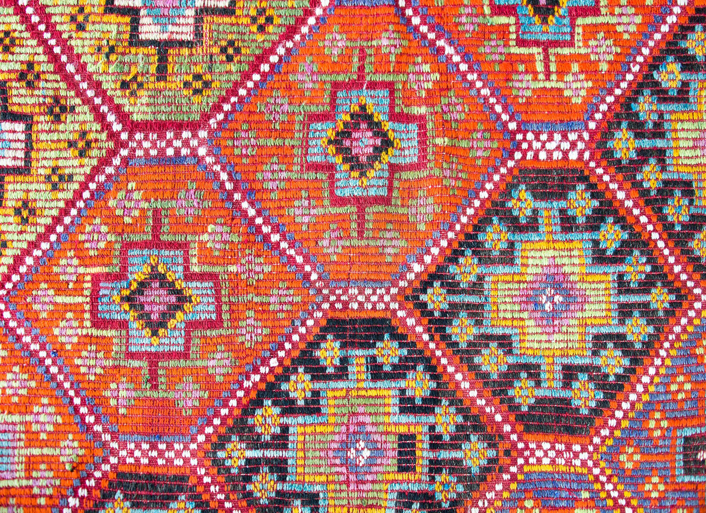 Türkischer Konya-Teppich, Vintage (Wolle) im Angebot