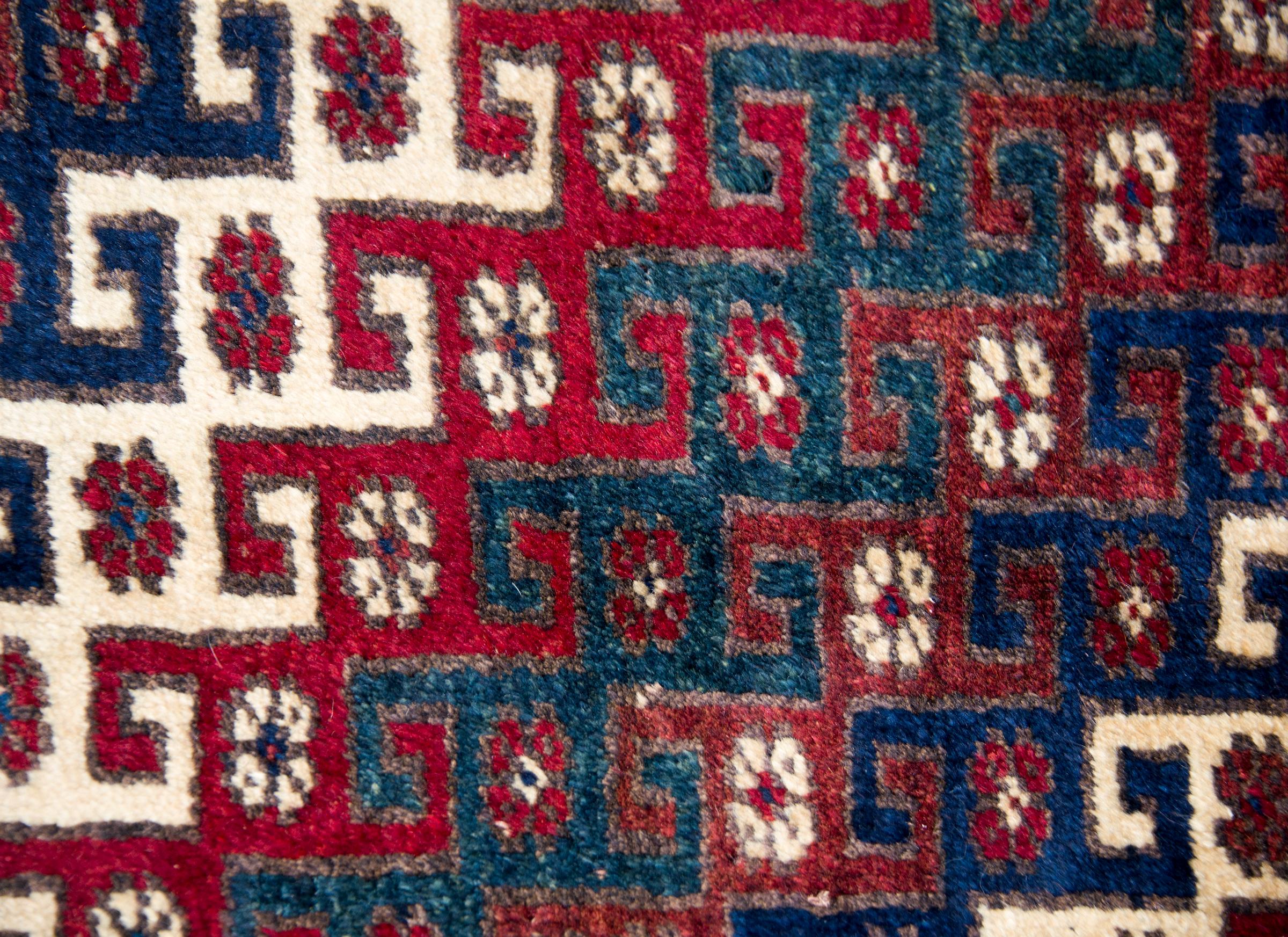 Wool Vintage Turkish Konya Rug For Sale
