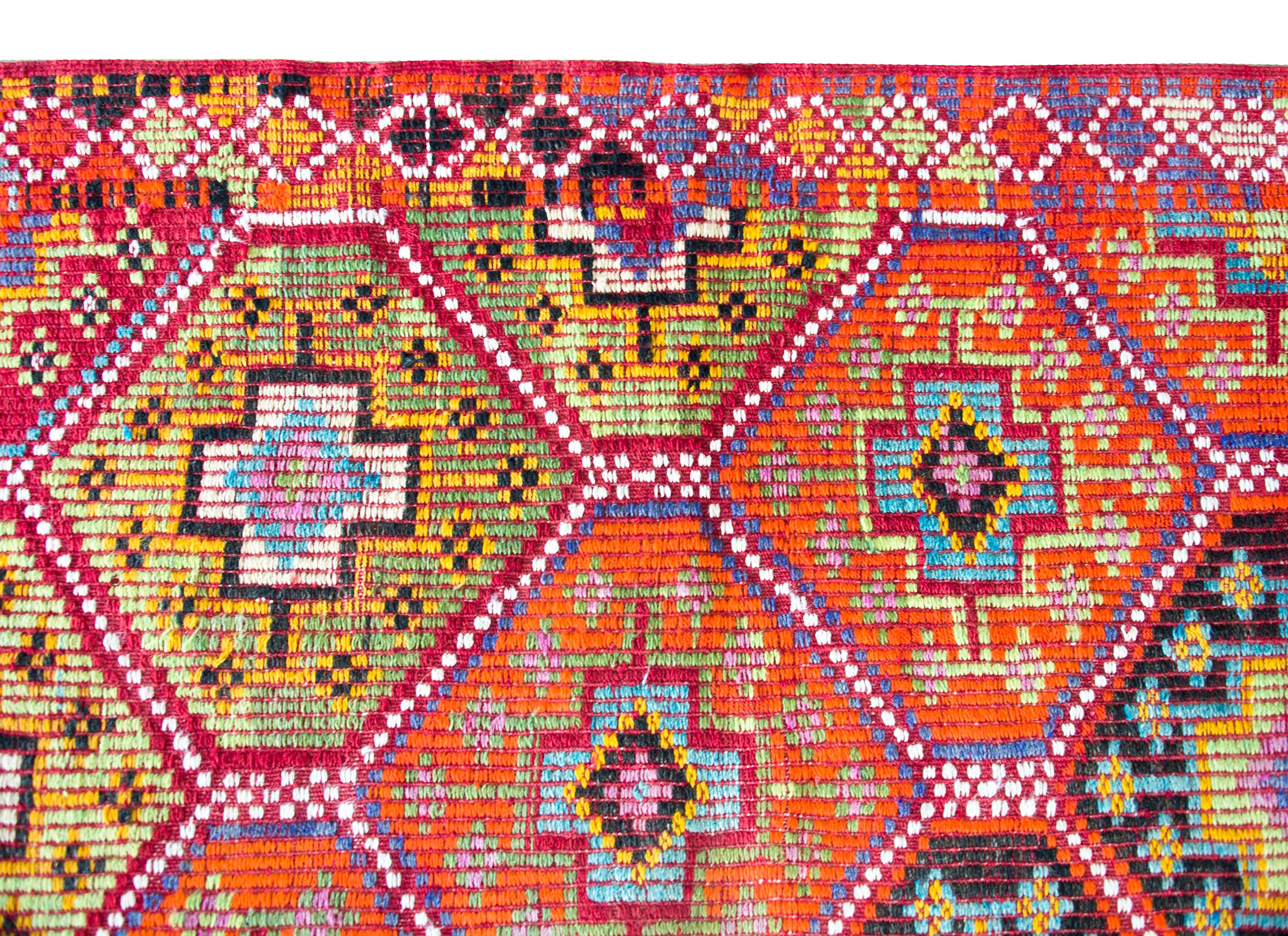 Türkischer Konya-Teppich, Vintage im Angebot 1