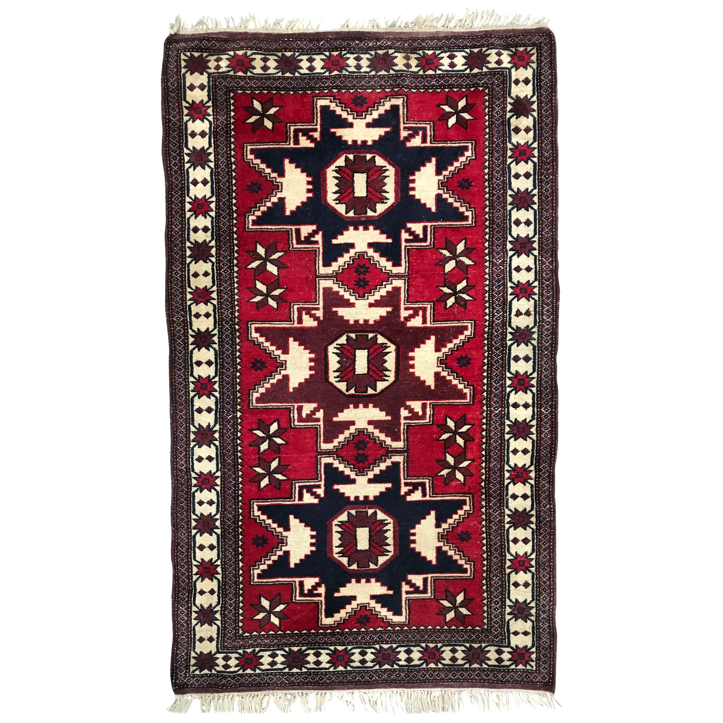 Türkischer Konya-Teppich, Vintage