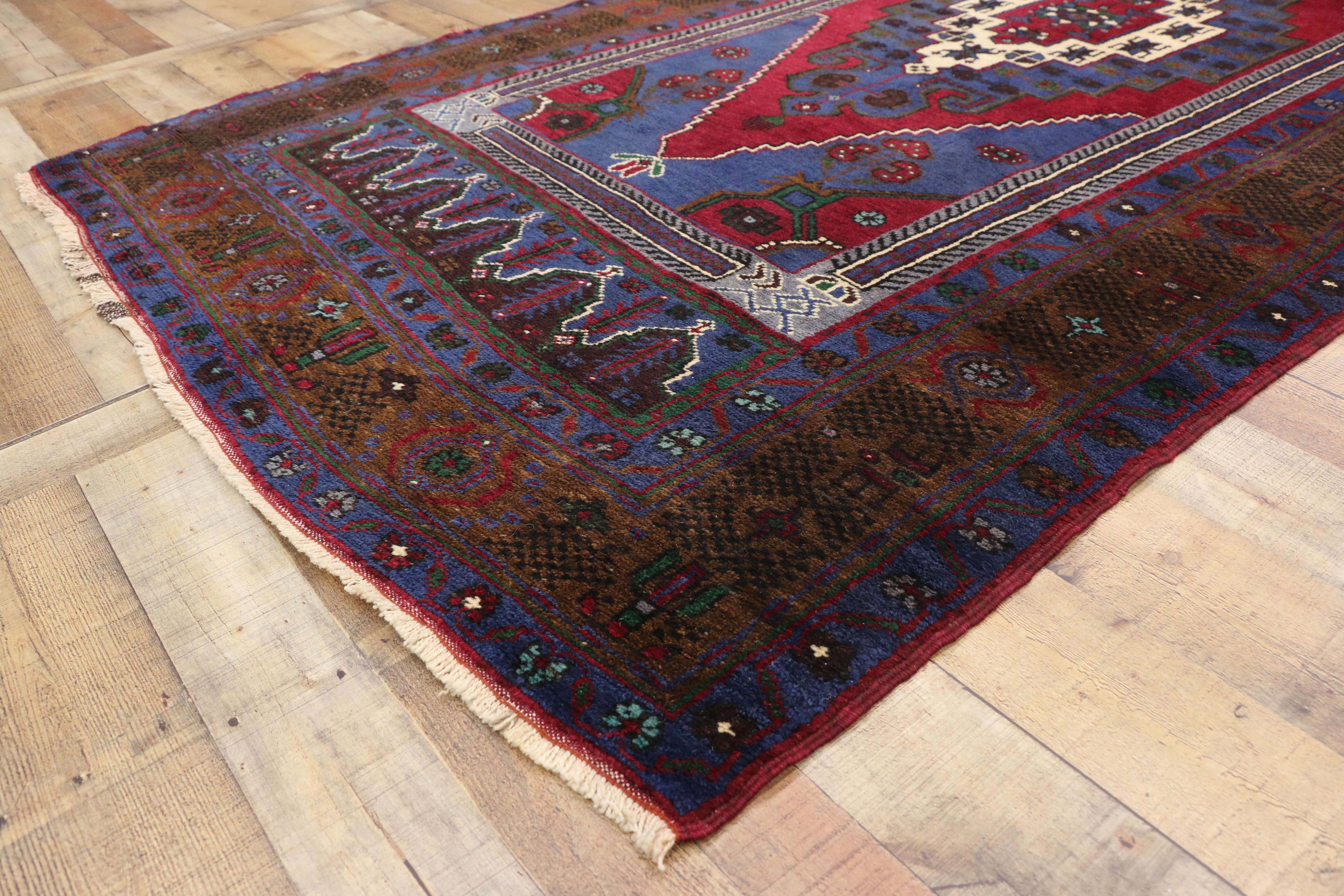 Hand-Knotted Vintage Turkish Konya Taspinar Rug with Venetian Renaissance Style For Sale