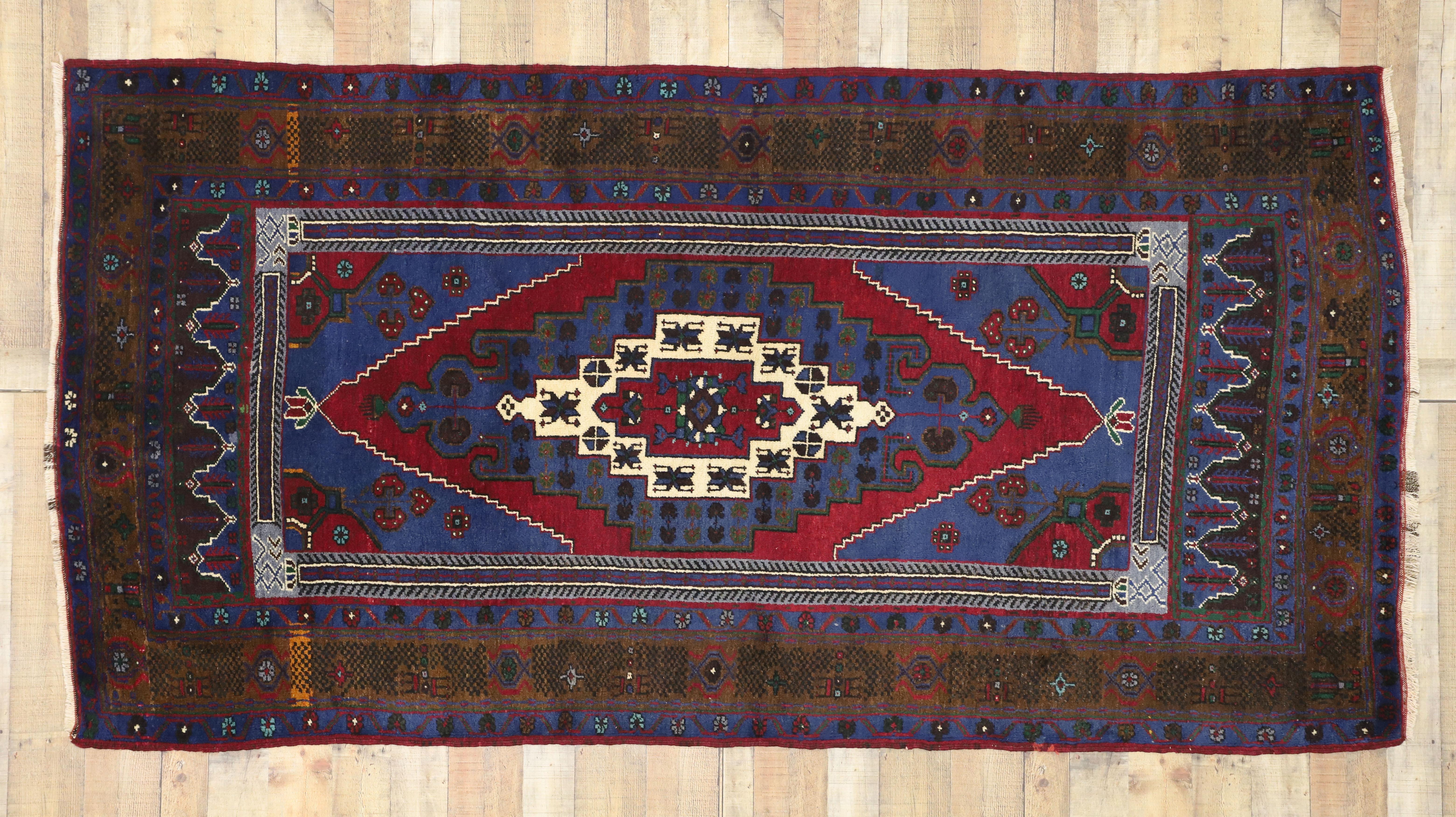20th Century Vintage Turkish Konya Taspinar Rug with Venetian Renaissance Style For Sale