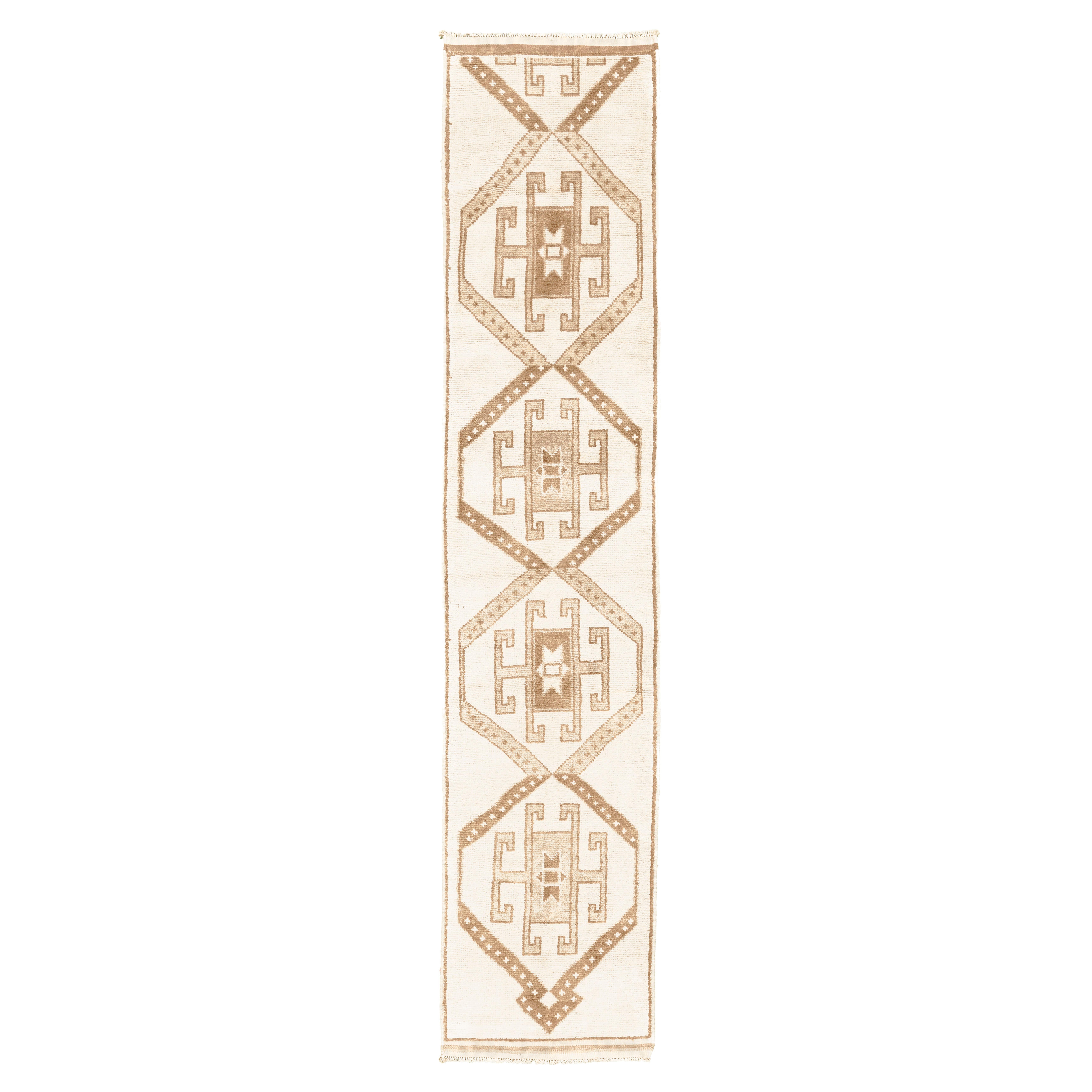 Tapis de couloir turc vintage Kurdish de Mehraban en vente