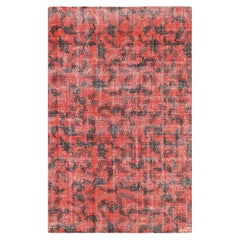 Vintage Turkish Mid-Century-Modern Rug - 5'6" x 8'9"