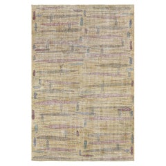 Vintage Türkisch Mid-Century-Modern Teppich - 6'9" x 10'1"