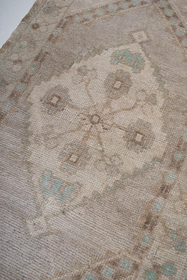 Vintage Turkish Mini Rug For Sale at 1stDibs
