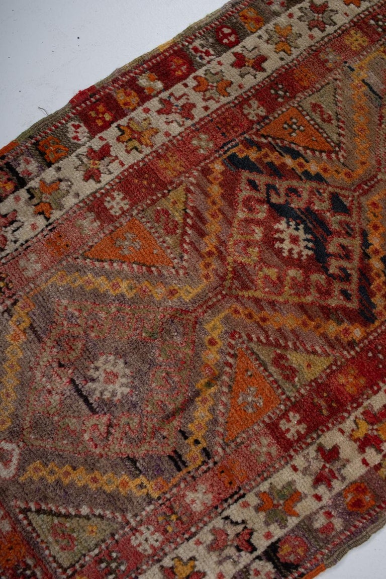 Vintage Turkish Mini Rug at 1stDibs