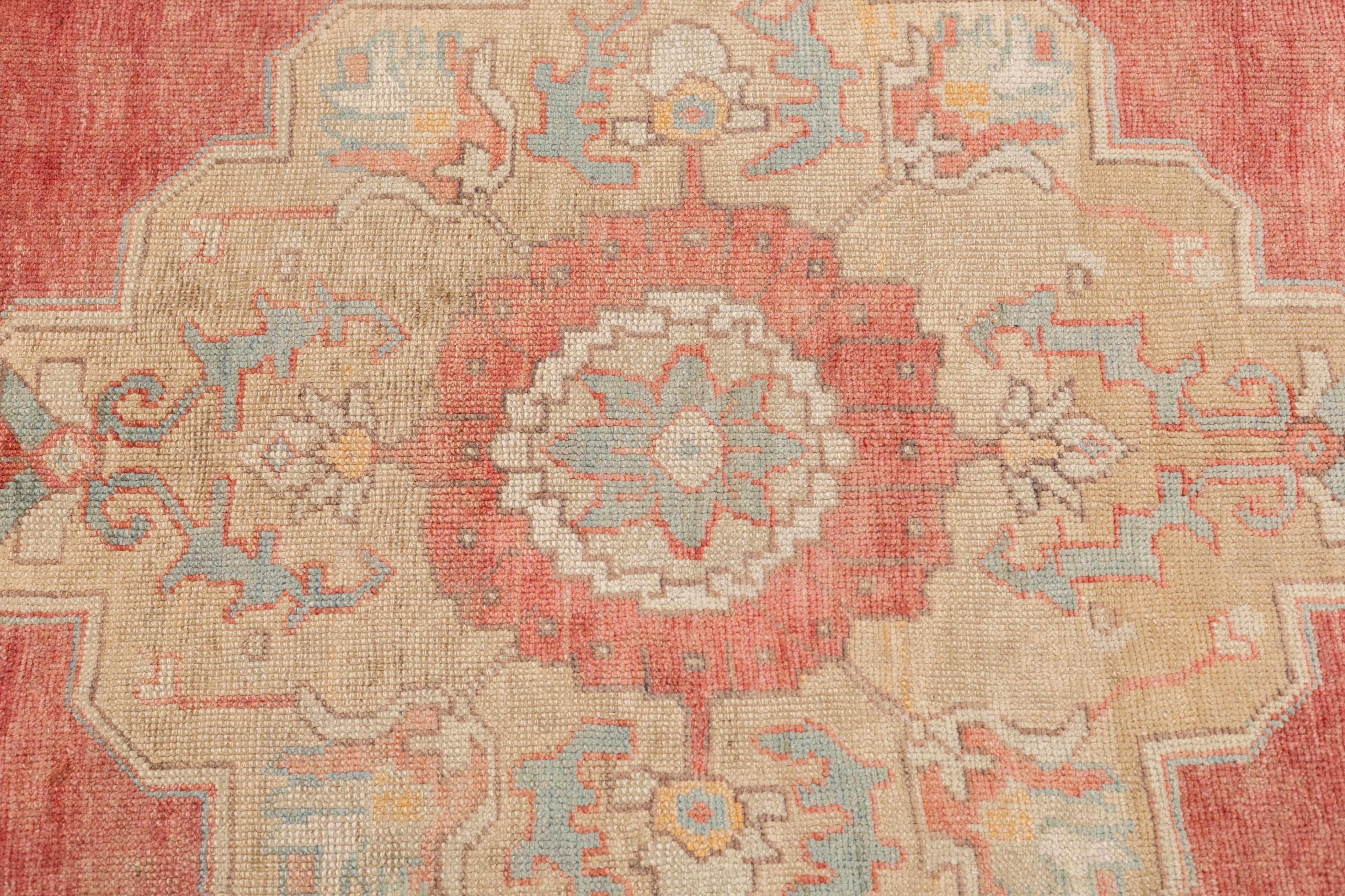 Türkischer moderner Vintage-Teppich 4'8'' x 8'4'' im Angebot 3