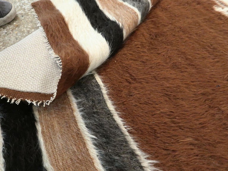 Vintage Turkish Mohair Rug at 1stDibs