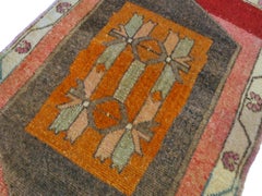 Vintage Turkish Orange Rug