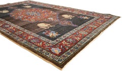 Vintage Turkish Oushak Accent Rug, Entry or Foyer Rug