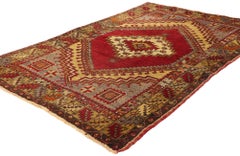 Vintage Turkish Oushak Rug