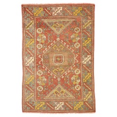 1950's Turkish Oushak Carpet with Modern Tribal Style