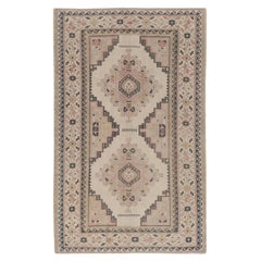 Tapis d'Oushak turc vintage 3'10 X 6'2