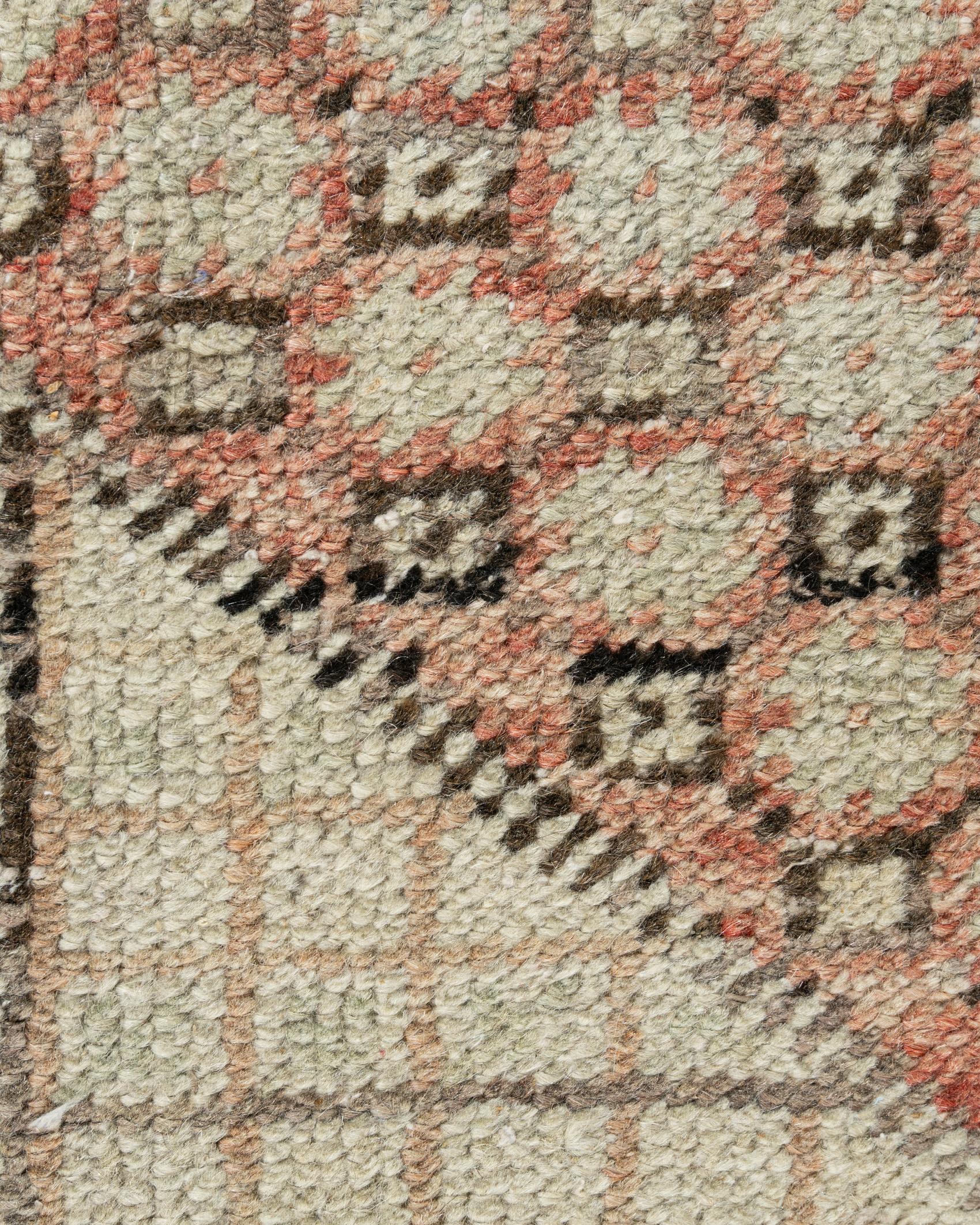 Tappeto vintage turco Oushak, 3'7 X 5'8 In condizioni buone in vendita a New York, NY