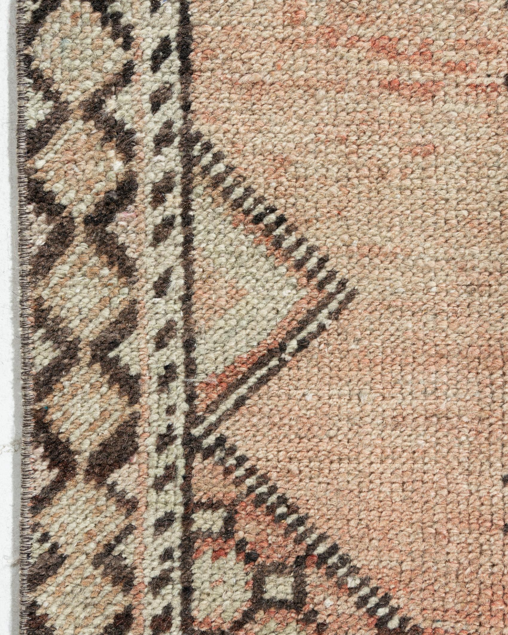 Tappeto vintage turco Oushak, 3'7 X 5'8 in vendita 1