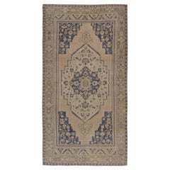 Tapis turc vintage d'Oushak  1,40 m x 2,40 m