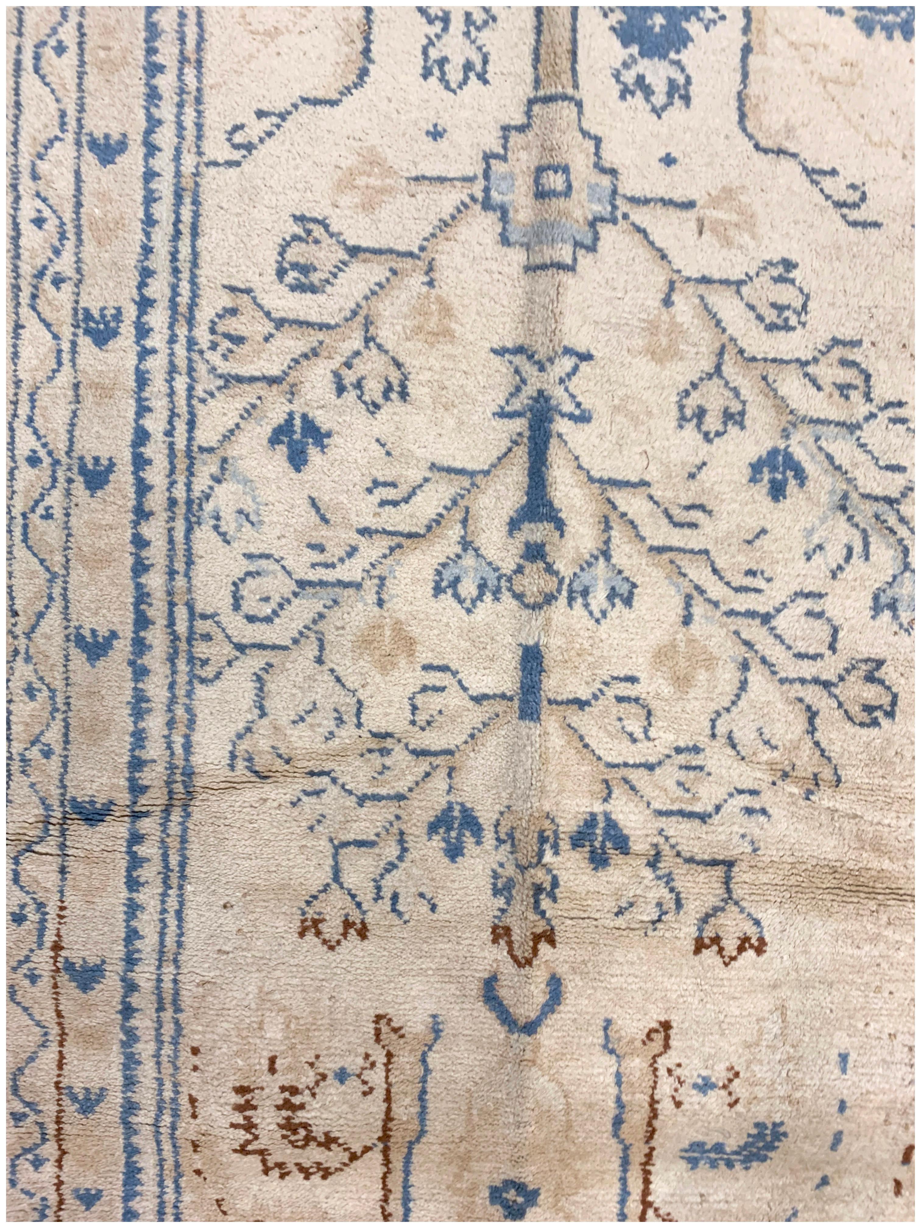 Vintage Turkish Oushak Carpet  9'8 x 14'10 For Sale 9