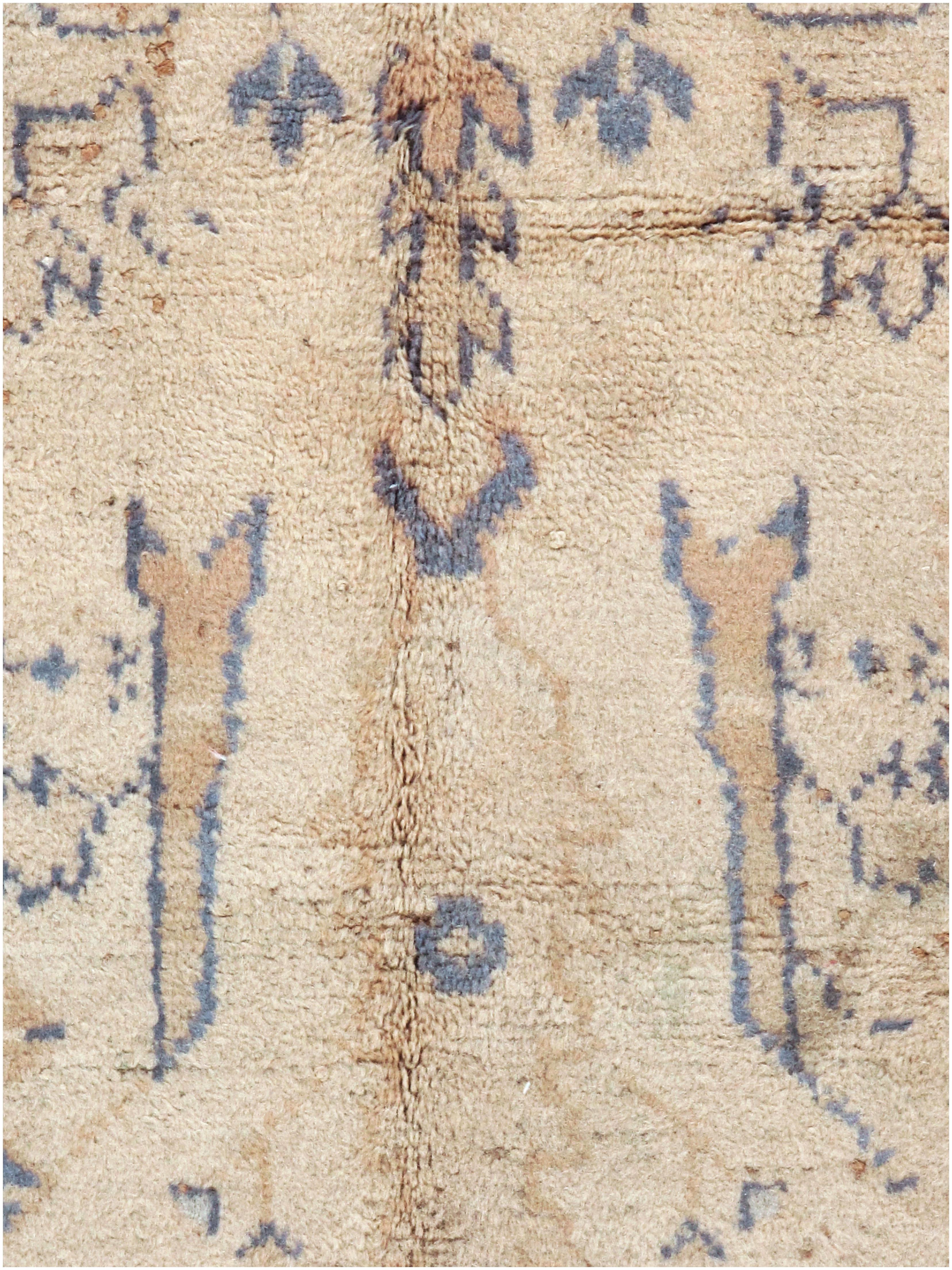 Türkischer Oushak-Teppich, Vintage  9'8 x 14'10 im Zustand „Gut“ im Angebot in New York, NY