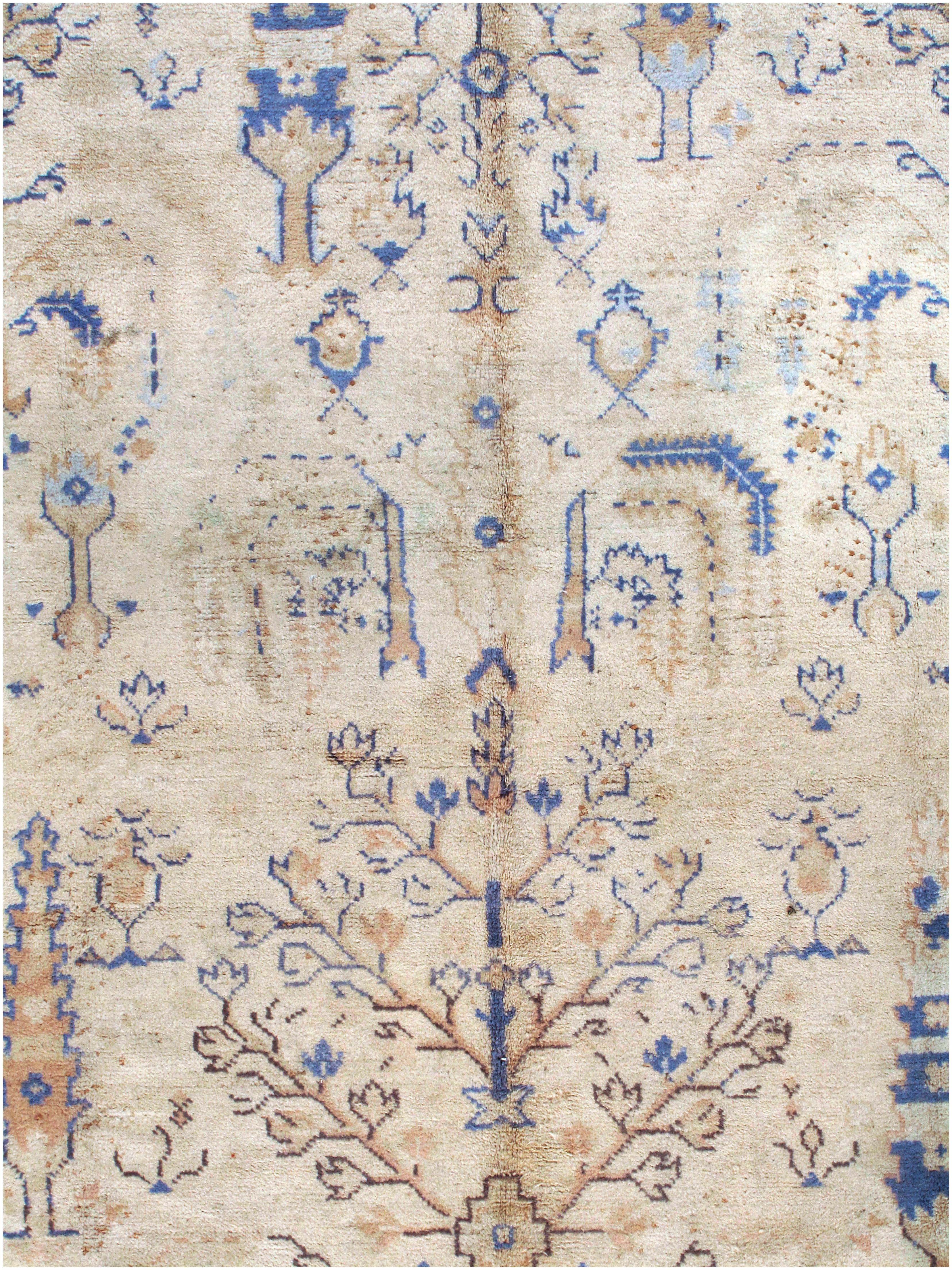Türkischer Oushak-Teppich, Vintage  9'8 x 14'10 (Wolle) im Angebot