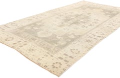 Vintage Turkish Oushak Carpet