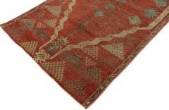 1940’s Turkish Oushak Carpet with Traditional Style