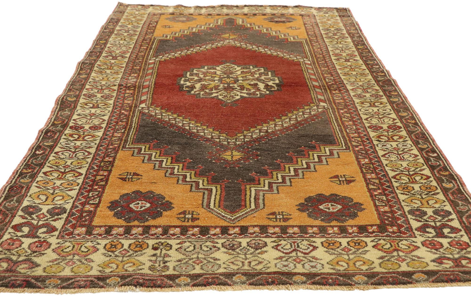 Turc Tapis turc Oushak vintage en vente