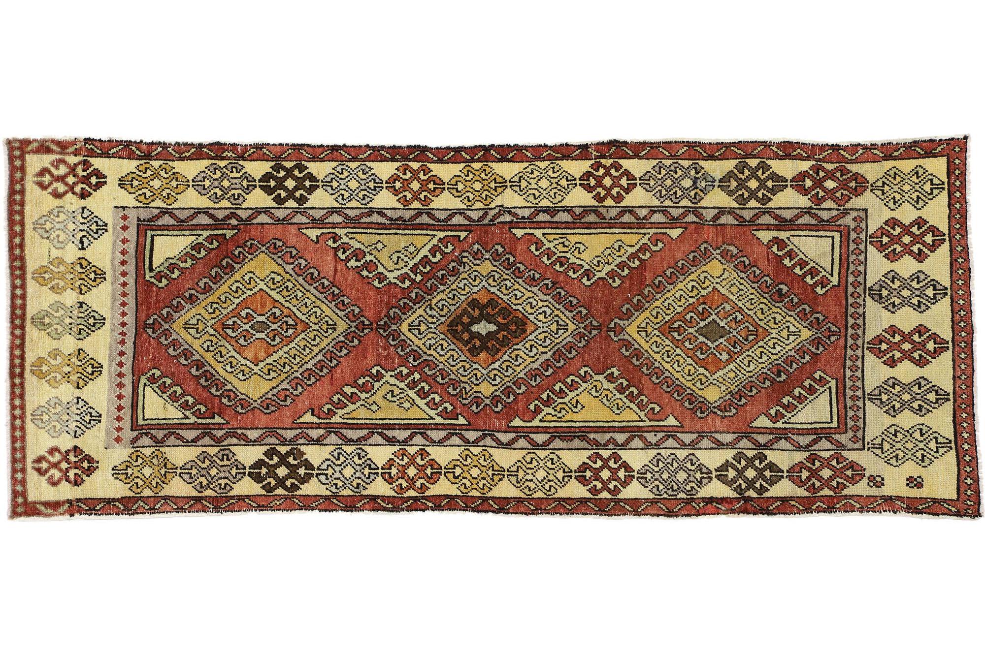 Vintage Turkish Oushak Carpet For Sale 2