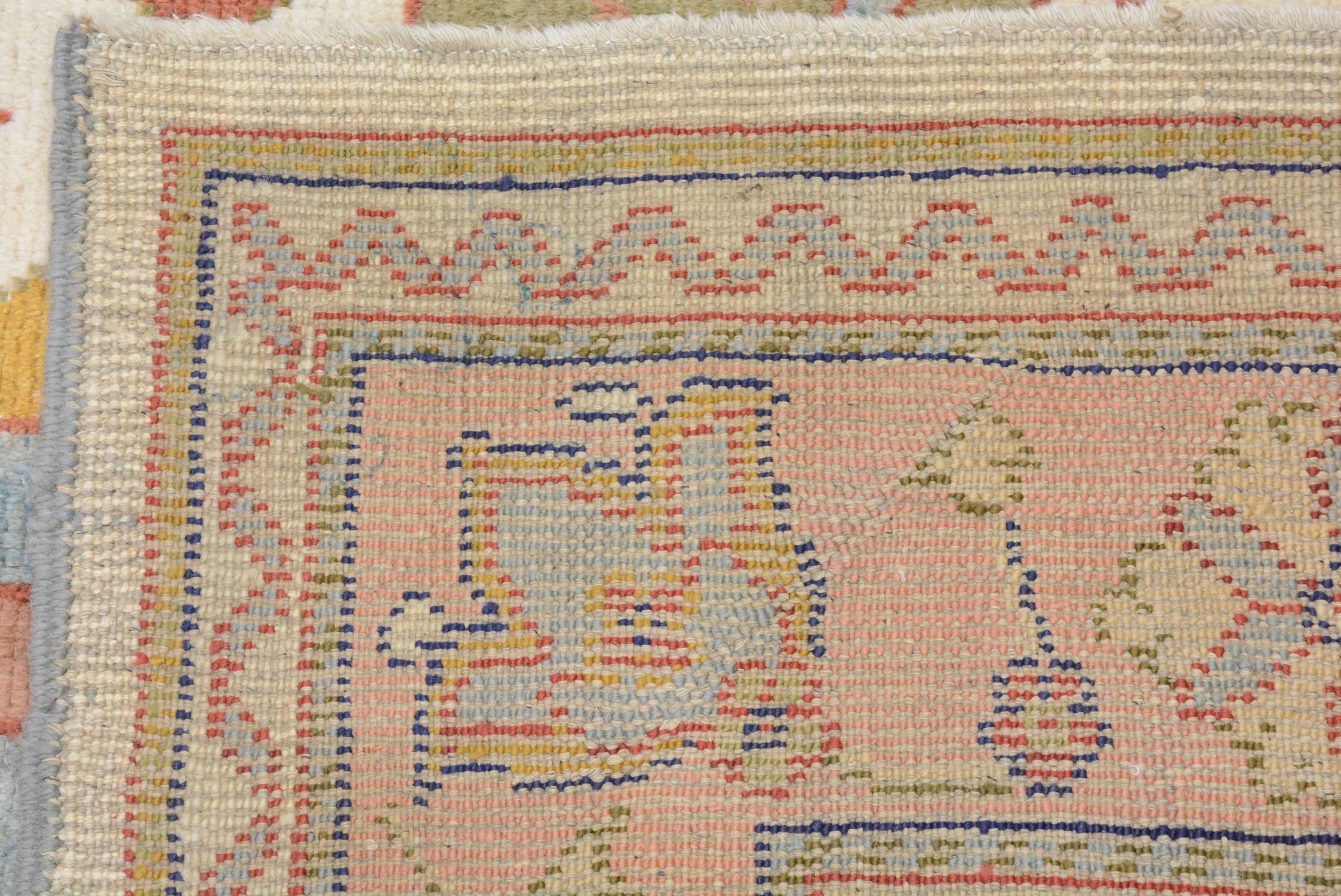 Vintage Turkish Oushak Carpet For Sale 3